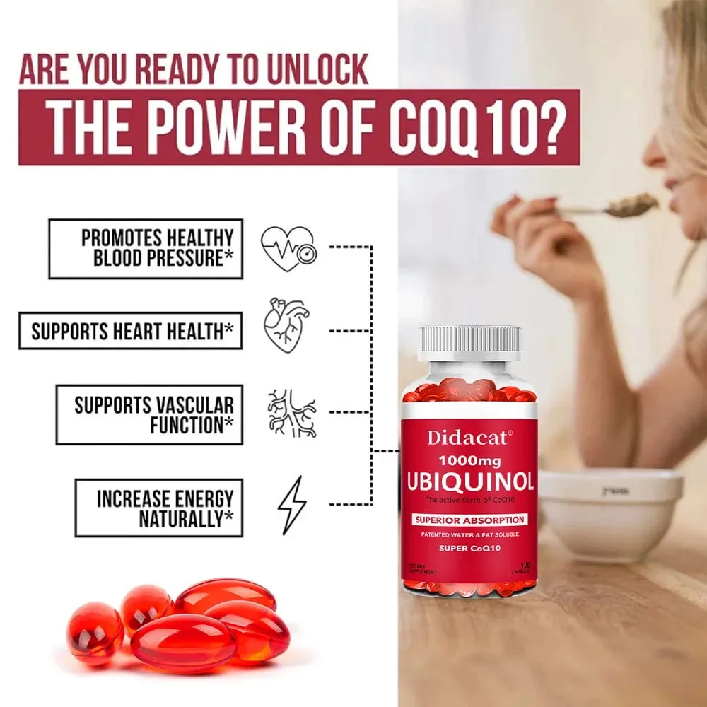 Super Panthenol Coenzyme Q10 Antioxidant Provides Energy Supports Joint and Heart Health and Promotes Cardiovascular Health — image 5