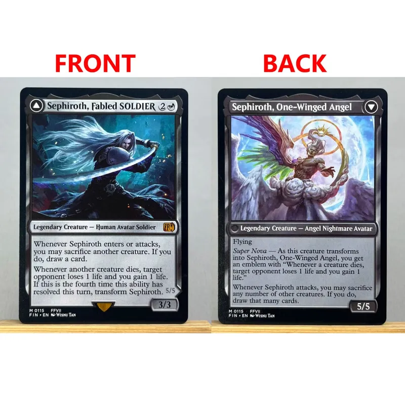FIN HOLO14-Ⅰ01 Tcg Proxy Cards Vivi Ornitier Sephiroth Fabled SOLDIER Summon Bahamut Cloud Midgar Mercenary — image 8
