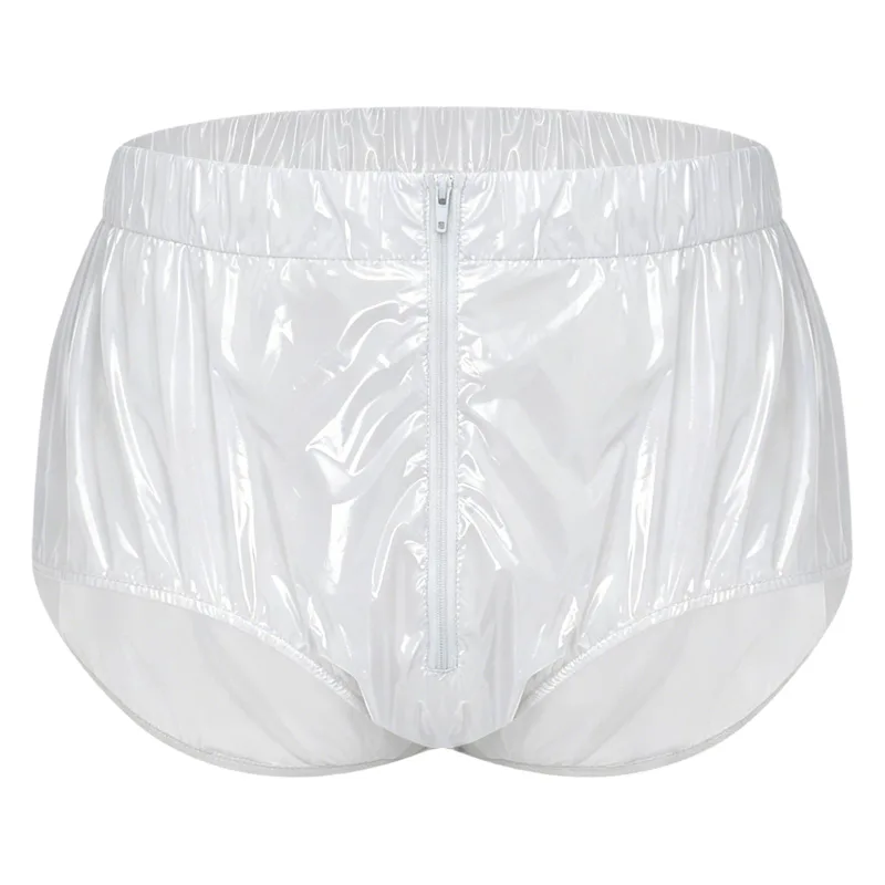 Mens Waterproof Diaper Cover Underwear Front Zipper Elastic Waistband Leakproof Briefs Swimwear Adaptive Special Needs Panties — image 8