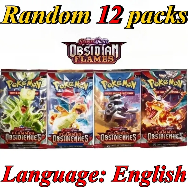 10 Pokémon Card Packs Bright Stars 151 Prismatic Evolutions PALDEAN FATES English Reinforcement Battle Transaction Card Gift