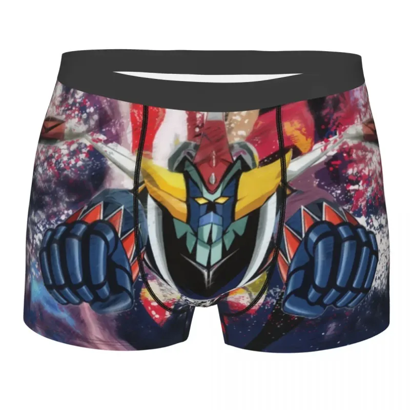 Custom Novelty Goldorak Ufo Robot Grendizer Boxers Shorts Panties Male Underpants Breathbale Briefs Underwear