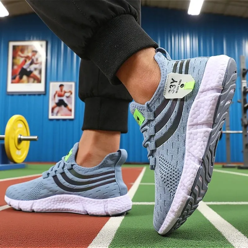 Men's Mesh Sneakers Lightweight Comfortable Soft Breathable Running Shoes Athletic Jogging Tenis Multi Colored Walking Shoes Men
