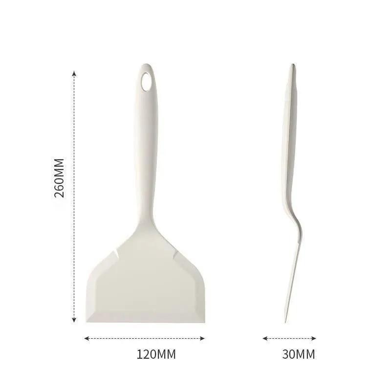 1pc Silicone Spatula Heat Resistant Spatula Household Food Grade Non-stick Kitchen Tool for Cooking Egg Fish Pancake CFQJ001 — image 6