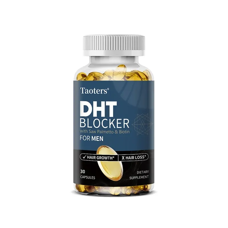 DHT Blocker Hair Growth Supplement with Saw Palmetto Support Thicker Hair Reduce Thinning & Breakage Boost Scalp Health