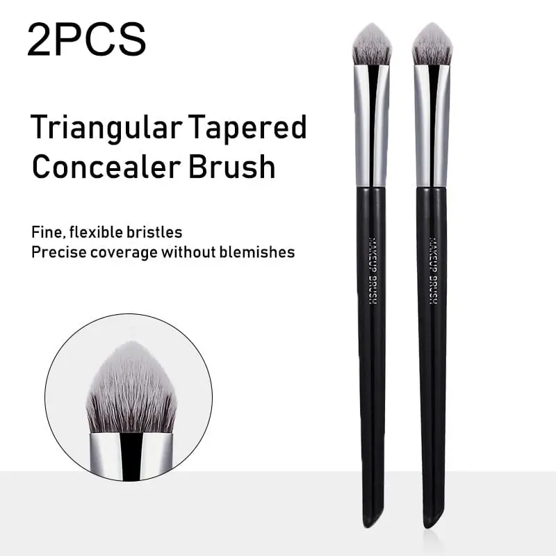 Concealer Makeup Brush Triangle Beveled Precision Soft Smudge Brushes Cover Acne Dark Circles Multi-Function Detail Makeup Tools