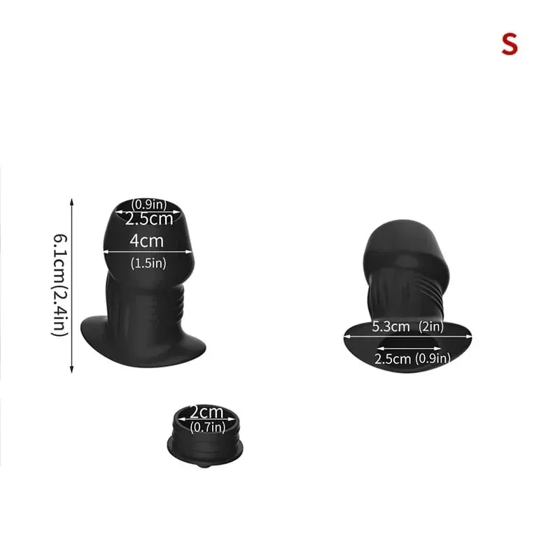 Içi boş Silikon Anal Boncuk Butt Plug Anüs Dilatör Tünel Genişleme Lavman Prostat Masajı Seks Oyuncakları Kadın Erkek Mastürbasyon