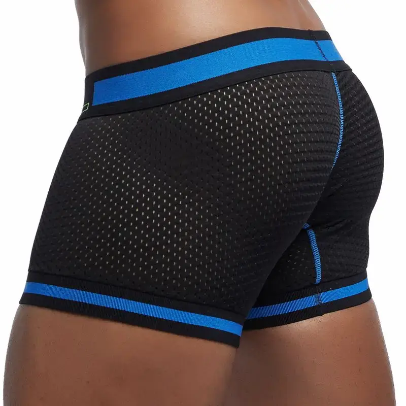 Man Underpants Boxershorts Mesh Nylon Men Boxers Male Breathable Underwear Men’s Panties Boxer Quick Dry Sports Fitness — image 16