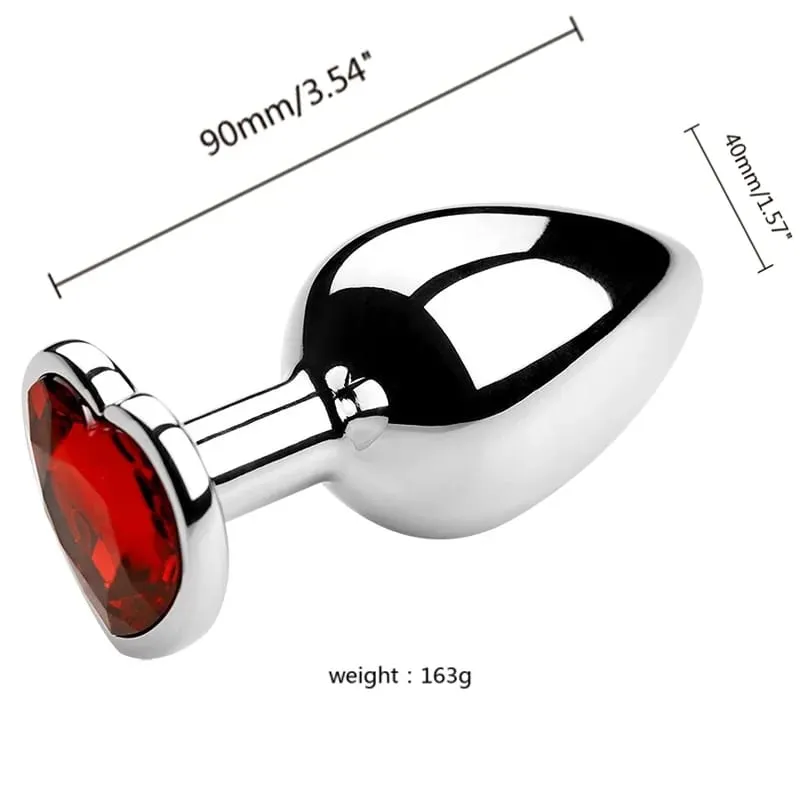 3 Sizes Metal Anal Plug Jewelry Base Beginner To Expert Butt Plug Tail Female Male Adult Toys Dildos Adult Sex Toys Couples
