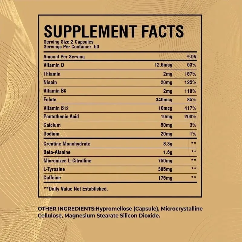Pre-workoutsupplement - Bevorder de spiergroei, verhoog de kracht en verbeter het herstel van de training