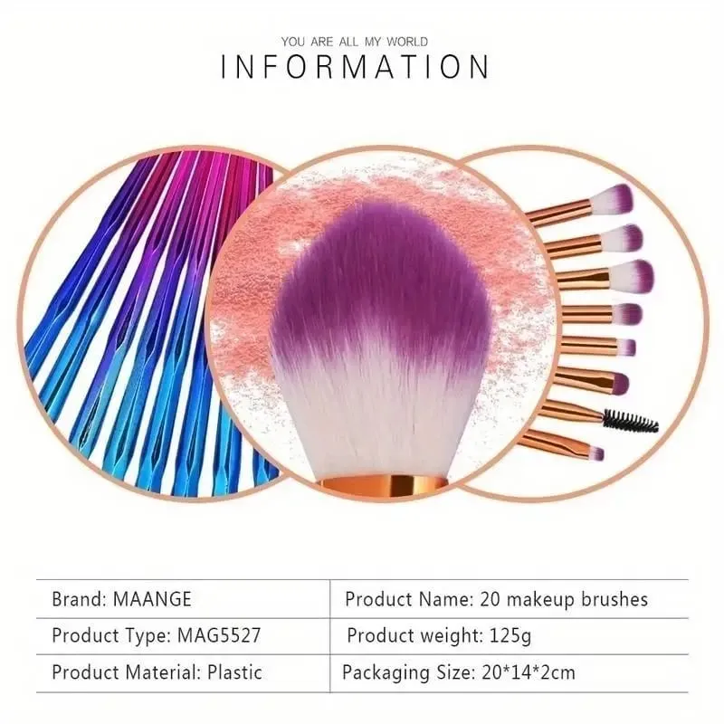 Makeup Brushes Sets Foundation Eyebrow Eyeliner Blush Concealer Cosmetic Tools
