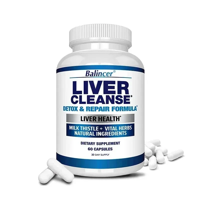 Liver Cleanse Detox & Repair Fatty Liver Formula - Milk Thistle Silymarin Artichoke Extract Dandelion - Liver Health — image 8