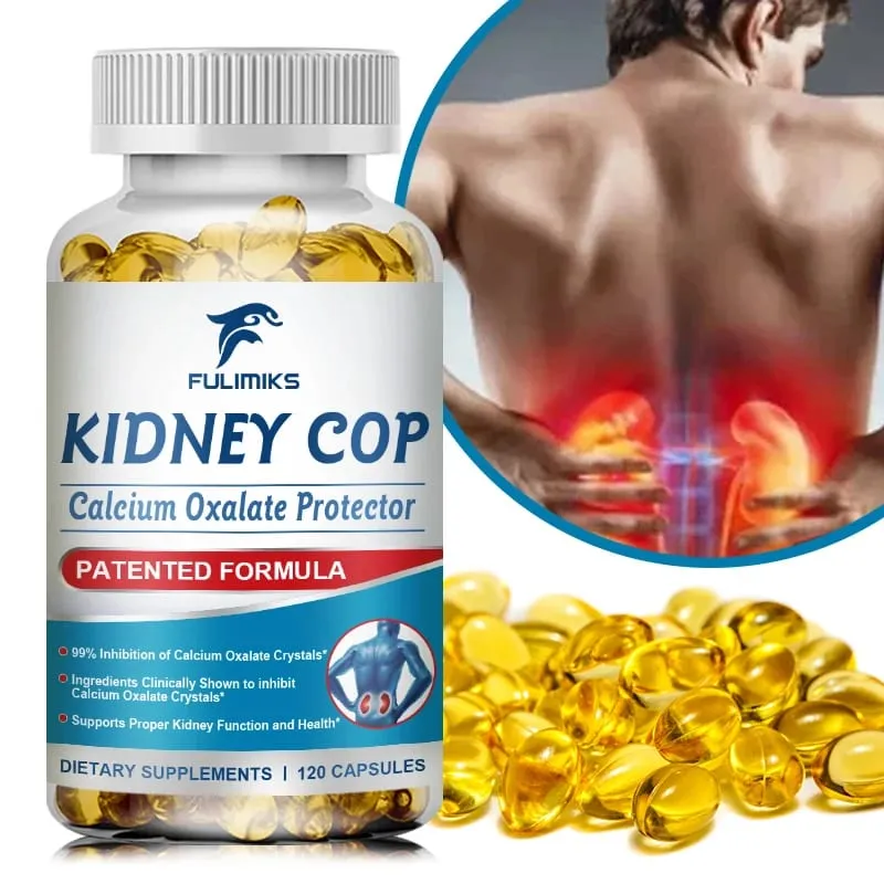 Premium Kidney Support Supplement with Magnesium Citrate & Banana Stem Promotes Kidney Detox & Bladder Health for Adults