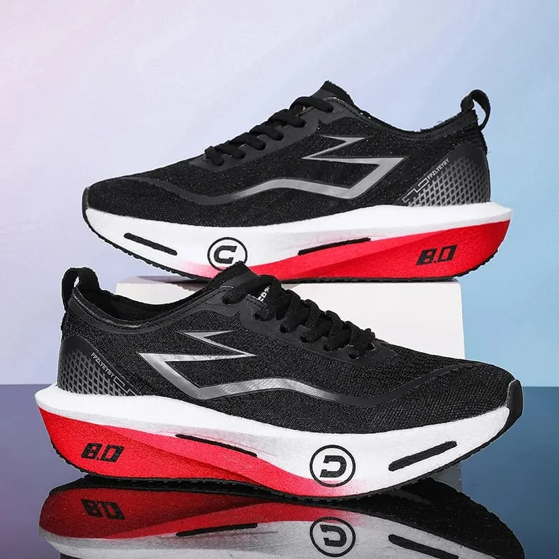 Marathon Running Shoes Men Carbon Board Speciality Sports Breathable Men's Comfortable Athletic Sneakers Casual Walking Shoes