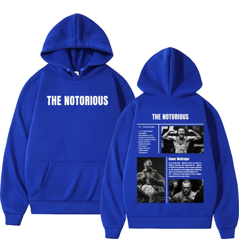 Limited The Notorious Conor McGregor Sweatshirts Men Women Violence Aesthetic Gothic Hoodies Autumn/Winter Long Sleeve Pullovers — image 9