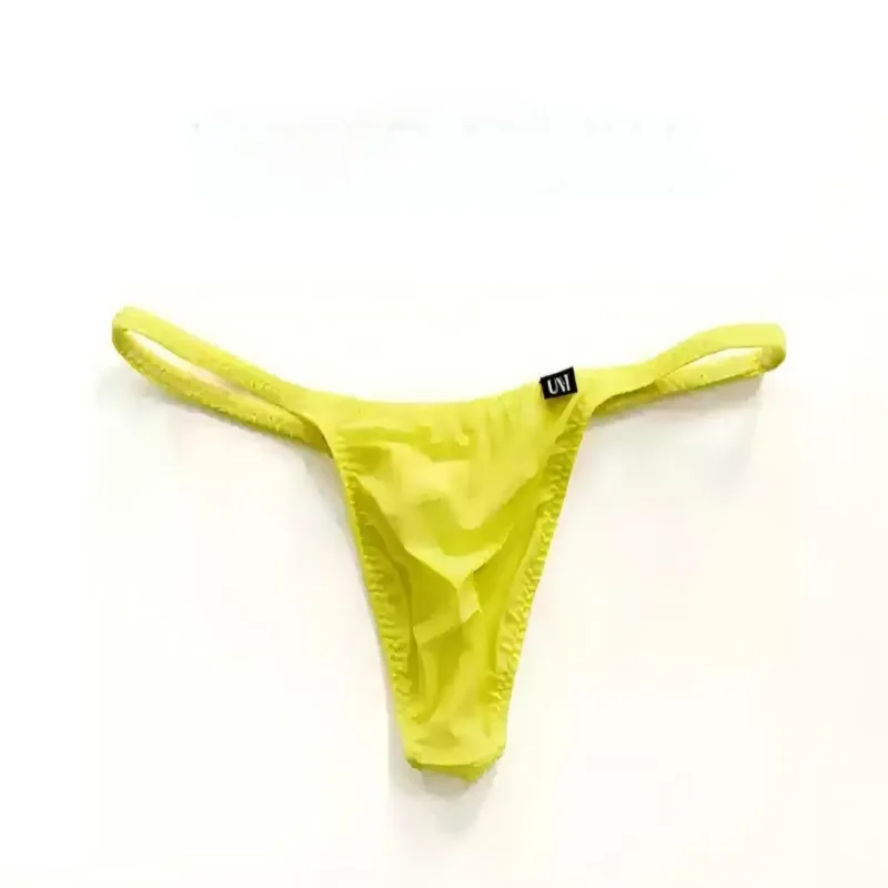 Seluar Dalam Seksi Pinggang Rendah Separuh Lutsinar Nipis Seluar Dalam Ketat Fitting Tanpa Beg G-Strings Pilihan Musim Panas Panas