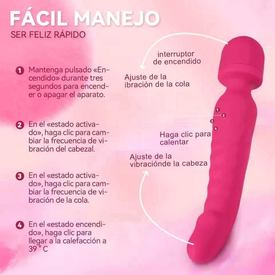 推力假陽具振動器女用強力陰道按摩器 AV 魔棒 G 點陰蒂刺激器成人性玩具適合女性 18 歲以上 — image 4