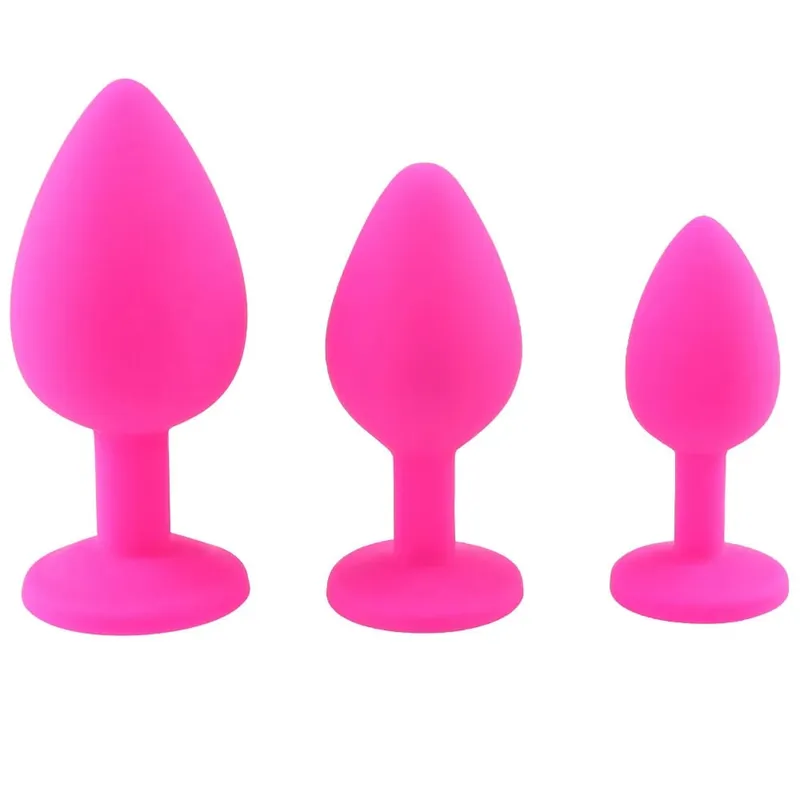 S/M/L Soft silikonový anální kolík Mini Erotický anální kolík Sexuální hračka pro začátečníky Muži Ženy Gay páry Stimulátor prostaty Anální sexuální hračka