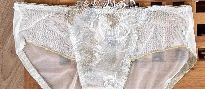 Sexig Anime Minimizer BH Stor byst Kanin Öronkopp Fransk Spets Bralette Ultra Tunn Retro Wirefree Support Comfort Set S-XL Tushy — image 13