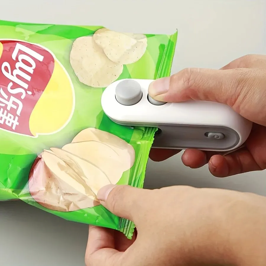 Silent & Portable Snack Bag Sealer (2-Pack with USB Cable). The Essential Chip Clip for Home and Camping. Reusable and Efficient — image 7