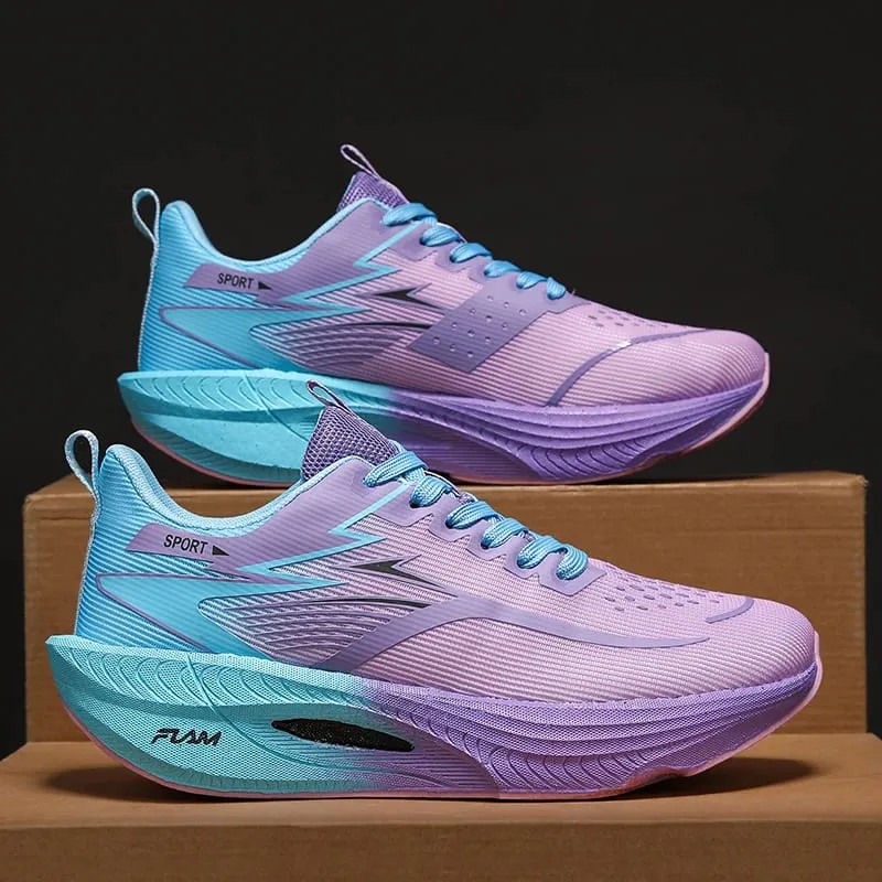 Buty do biegania Męskie codzienne buty z włókna węglowego Maraton sportowe Oddychające Lekkie damskie Wygodne sportowe trampki Antiship Nowość — image 4