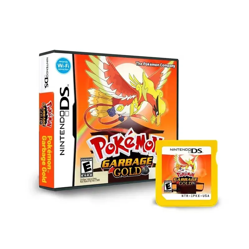 Anime Pokemon Series NDS Game Cartridge Video Game Console Moemon Silver Yellow KAIZO MoonBlack2 Hobby Collection Gifts Toys — image 20