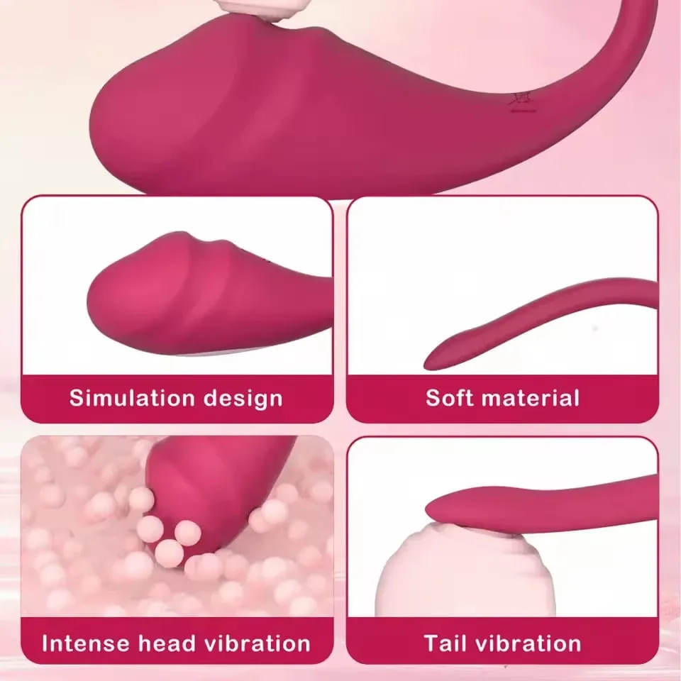 Wearable Women Egg Vibrator Wireless App Control G Spot Vaginal Stimulator Anal Vibrating Massager Sex Toy for Couples