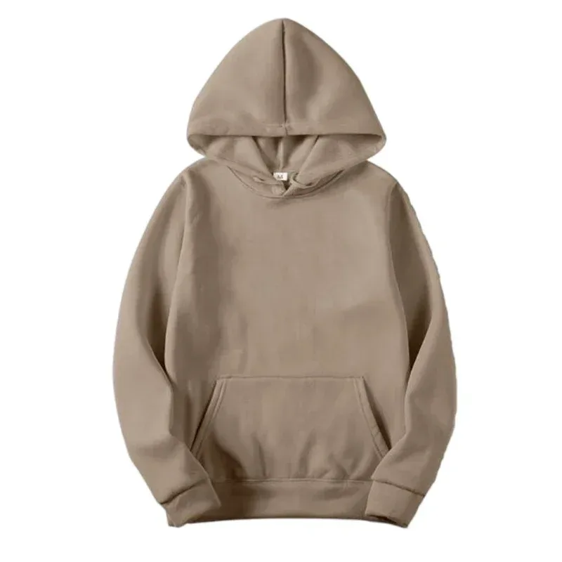 Men's Hoodies Women Pullover Spring Autumn Casual Hoodie Sweatshirts Solid Color Hoodies Oversize Black Sweatshirt For Male — image 10