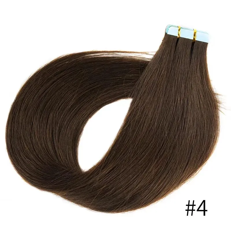 Doreen Tape in Hair extensions 100% Human Hair Material 16 to 24 inch 50g/set Natural Black Hair Extensions Real Human Hair — image 10