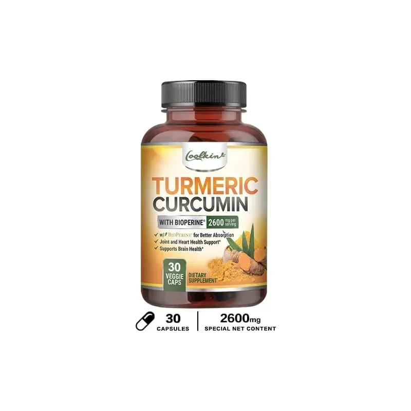 Triple Strength Turmeric Capsules with BioPerine 95% Curcumin Complex Supplement