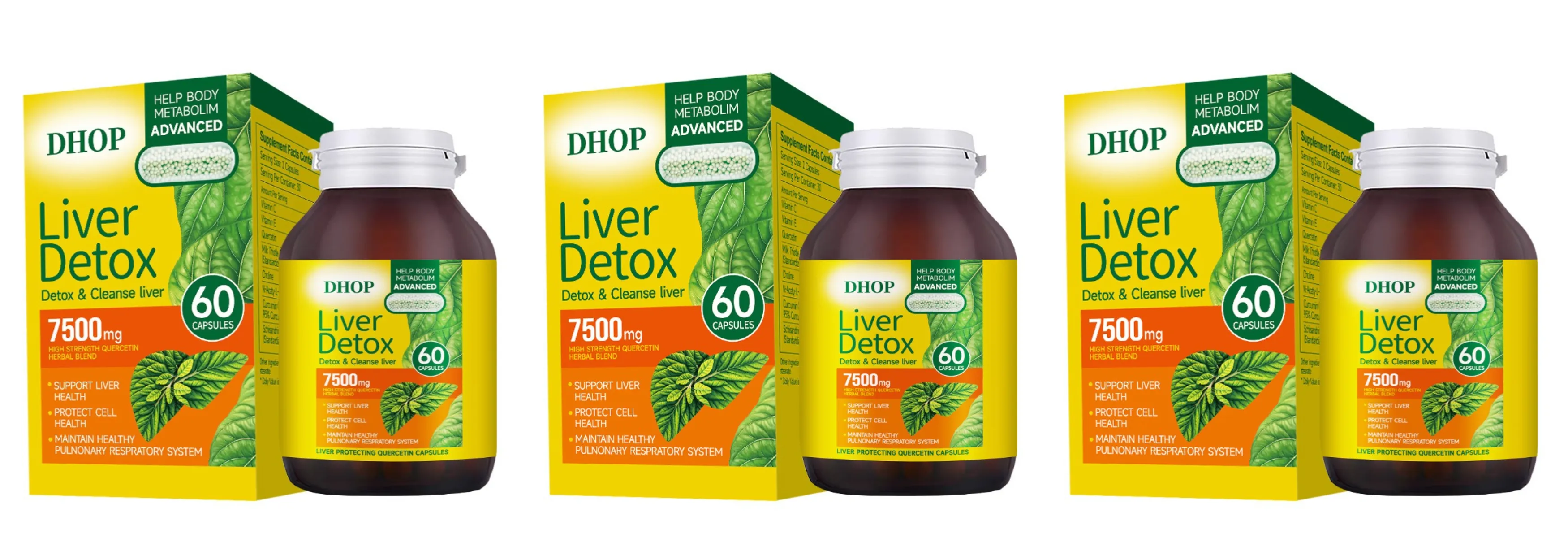 Milk Thistle Liver Health Capsules 60 Count with Vitamin C E Choline Curcumin- Supports Healthy Liver Function — image 9