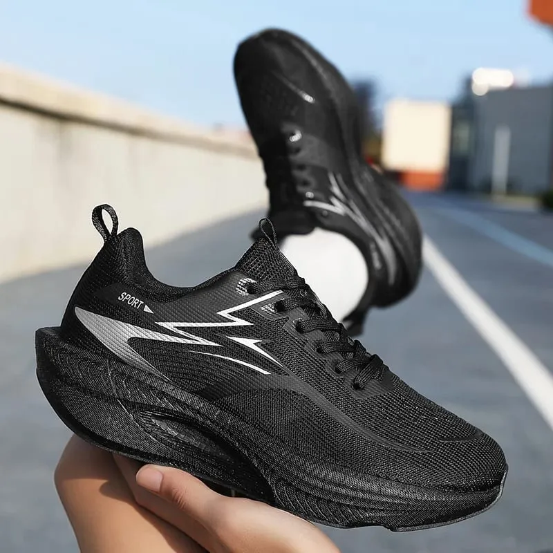 Buty do biegania Męskie codzienne buty z włókna węglowego Maraton sportowe Oddychające Lekkie damskie Wygodne sportowe trampki Antiship Nowość — image 8