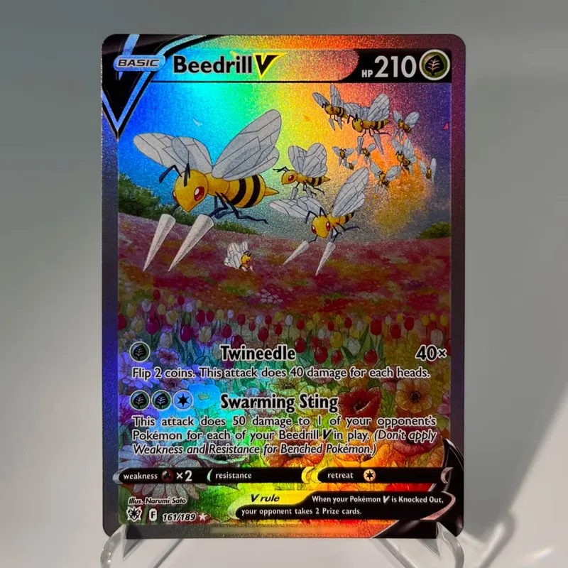OBF PAL ASR Cards PTCG4-B EX Rainbow Ninetales Cleffa Charizard Rare Collection Battle Toys Gifts for Hobbies — image 29