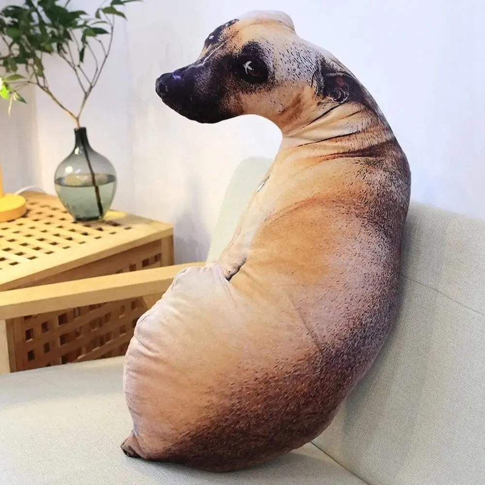 3D Lifelike Animal Throw Pillow Soft Creative Dog Pillow Cushion Office — image 6