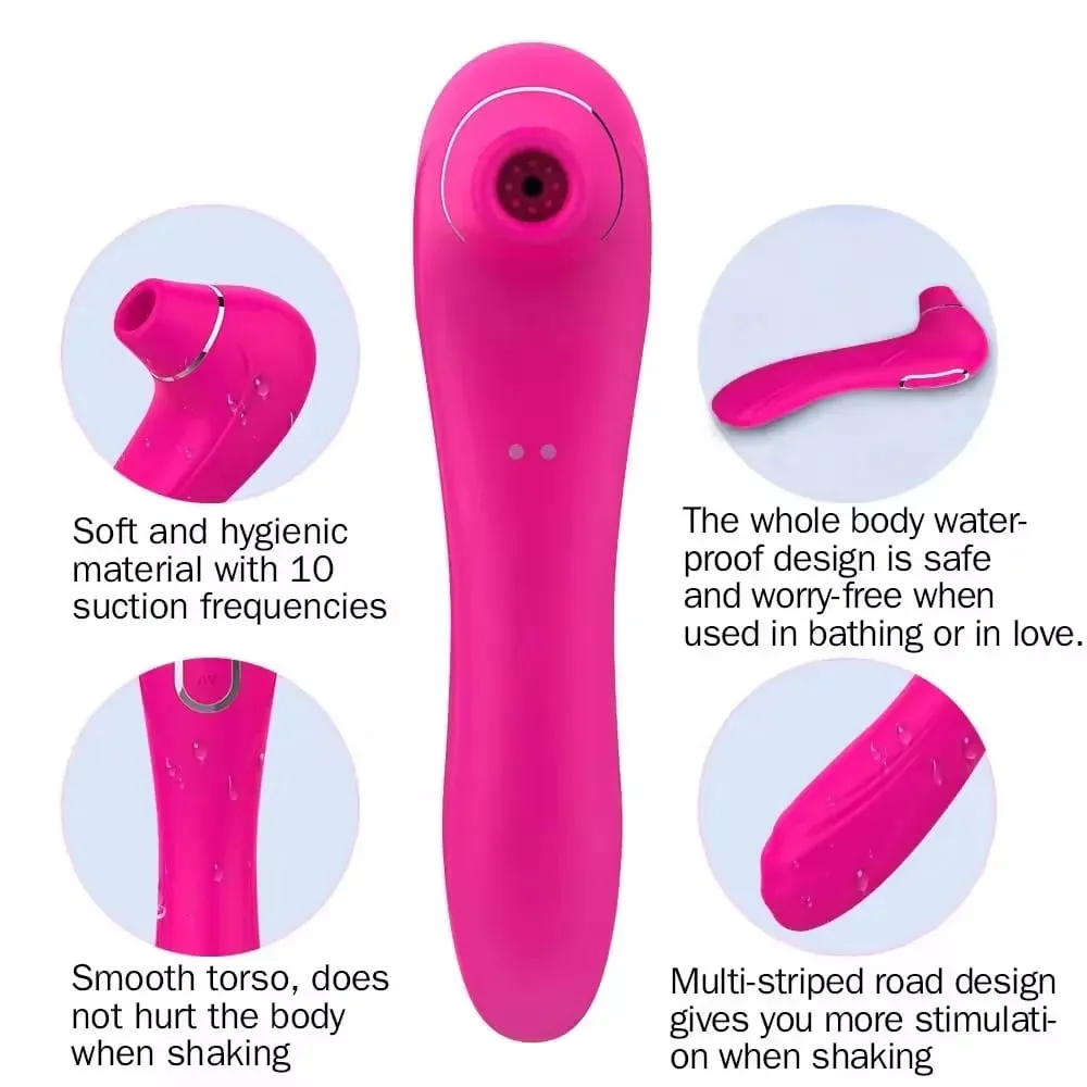 Clit Sucking Blowjob Vibrator For Women Clitoral Sucker Nipple Clitoris Stimulator Waterproof Vagina Shop For Adults Sex Toys — image 2