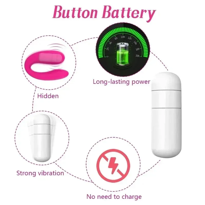 U-vorm clitorisstimulator Draagbare vrouwelijke vaginale vibrator G-spot stimulator Kleine krachtige kogelvibrator Draagbare seksspeeltjes