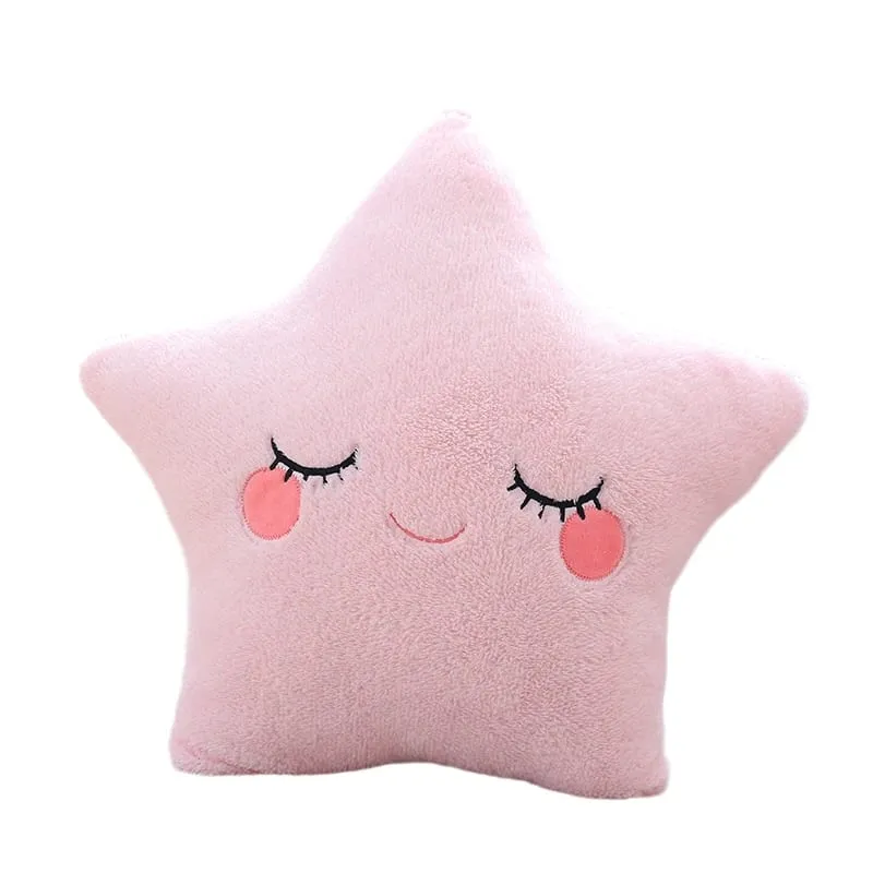 Fantastic Star Cloud Moon Rainbow Plush Pillow Stuffed Sky Natural Cushion Yellow Pink Blue Shy Emotion Plushie Decoration Gift — image 11