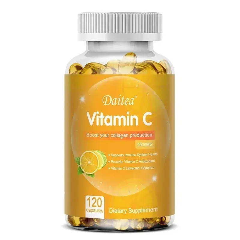 Η βιταμίνη C 2000 mg προωθεί την παραγωγή κολλαγόνου Λιποσωματικό συμπλήρωμα διατροφής βιταμίνης C, μη ΓΤΟ και χωρίς γλουτένη για χορτοφάγους