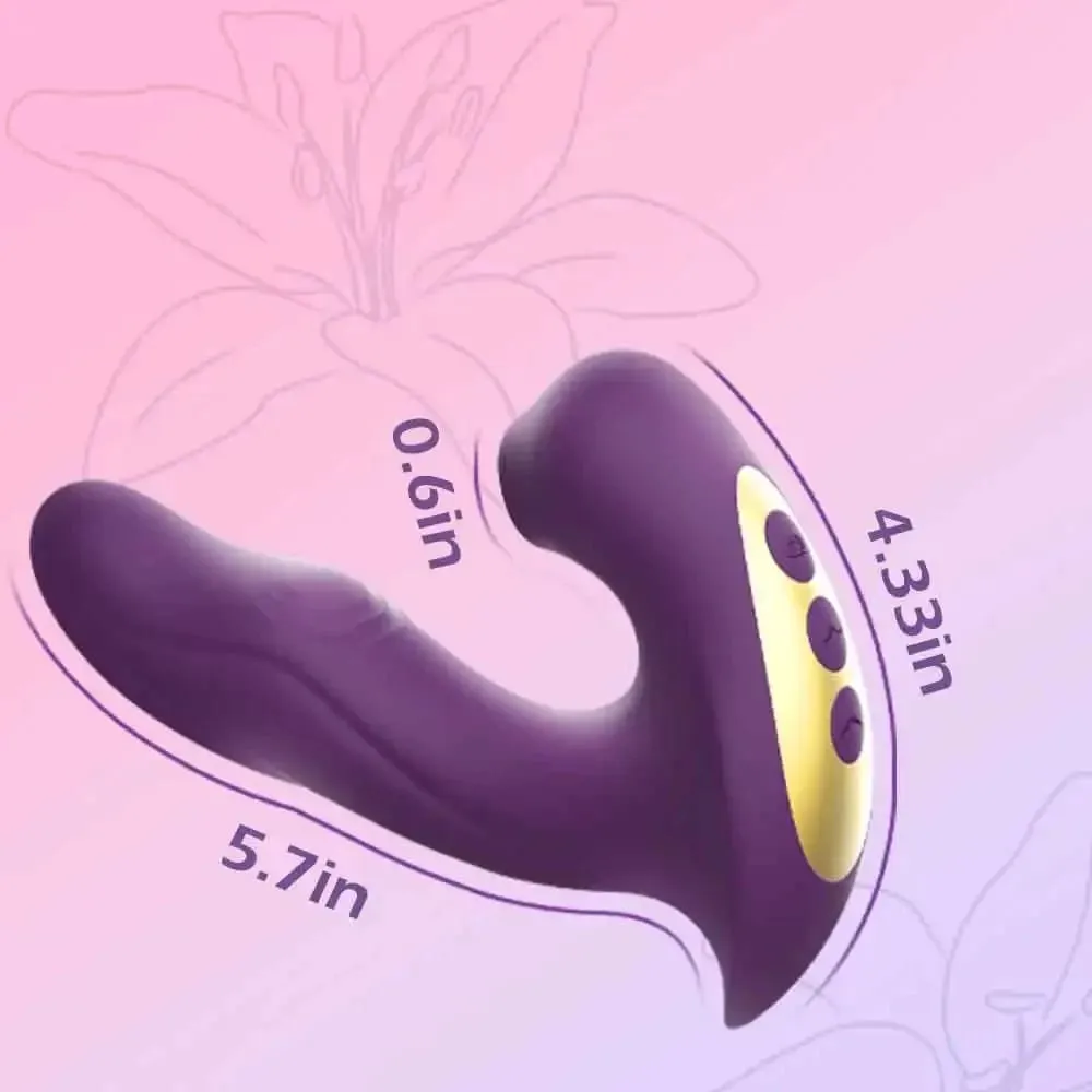 Clit Sucker Vibrator for Women G-Spot and Clitoris Stimulator Female Masturbator Adult Goods Sex Toy