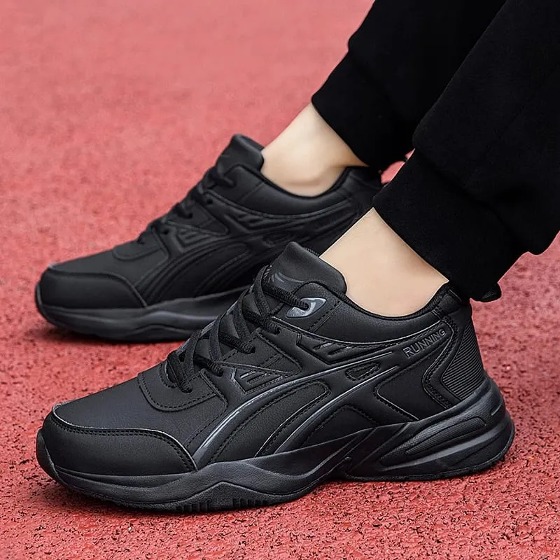 Men's classic retro casual sports shoes Four seasons soft-sole waterproof outdoor youth running shoes breathable light sneakers — image 4