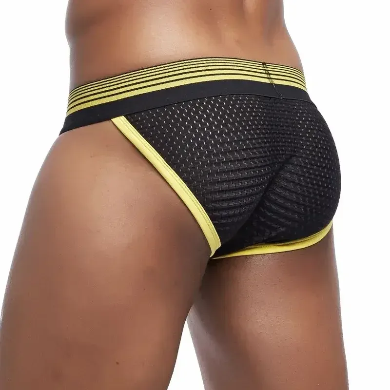 Sexy Man's Underwear Briefs Underpants Nylon Mesh Men's Briefs Bikini Underwear Men's Boxer Briefs Nylon Mesh Bikini — image 13