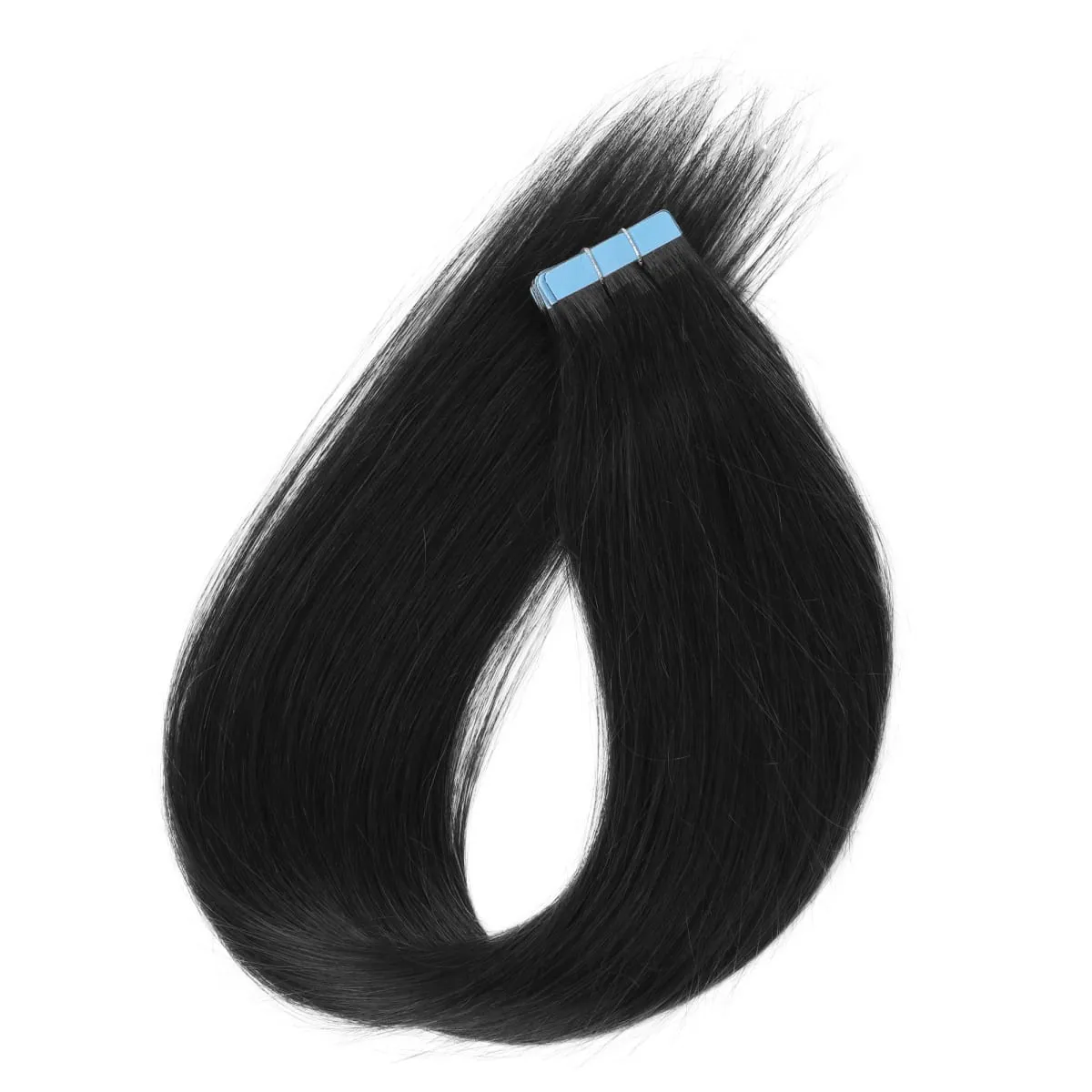 High Quality Silky Soft Remy Human Hair Extensions 12 Inch-20 Inch Tape Hair Wear Resistant Durable Silky Soft PU Seamless Add Length Volume — image 8