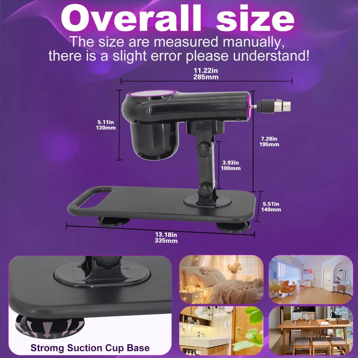 NWE Sex Machine for Woman Adjustable Masturbating Pumping with Different Accessories Sex Machine Gun for Men Wireless Sex Machi — image 4