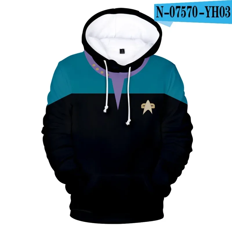 Hot Movie Star Trek 3D Print Sport Hoodies Sweatshirt Fashion Long Sleeve Clothes Cosplay Men/Women Streetoutdoor Clothing Top — image 12