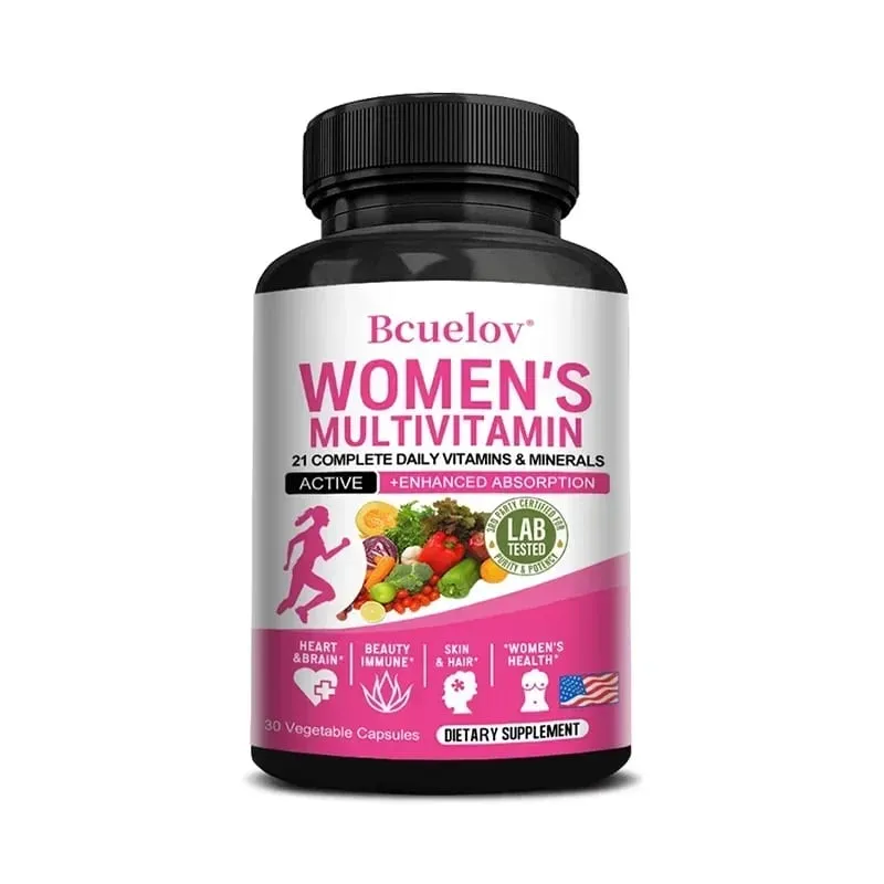 Multivitamin Minerals Capsules Zinc & Vitamin ACEDK Improve Immunity Healthy Hair & Skin & Nails for Women