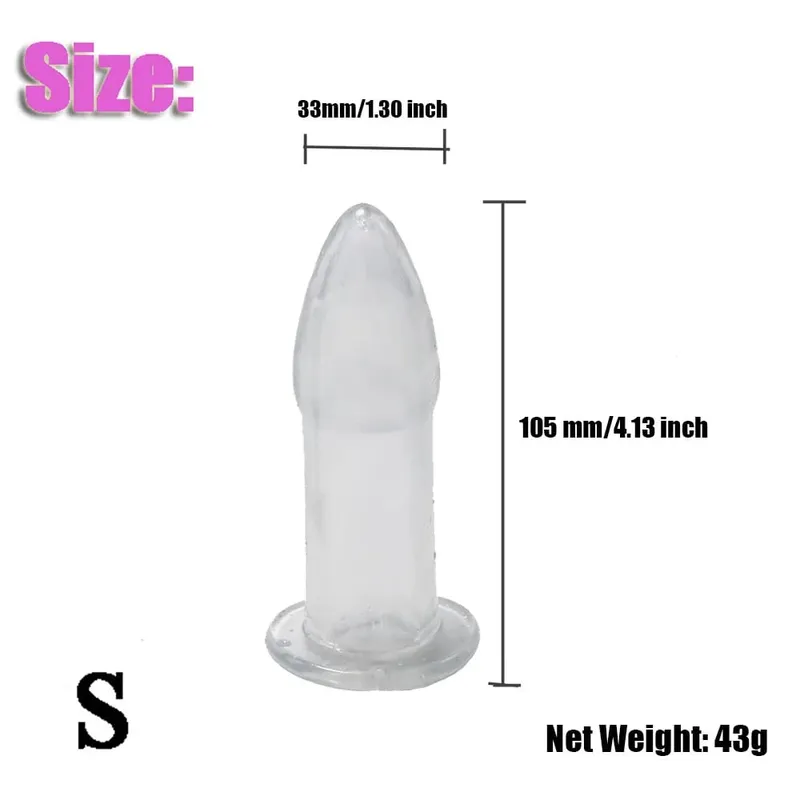 5PCS/Set Anal Plug Bullet Shape Butt Plug Trainer Kit Dilator Progressive Training Adult Sex Toy for Women Men Couples Gear