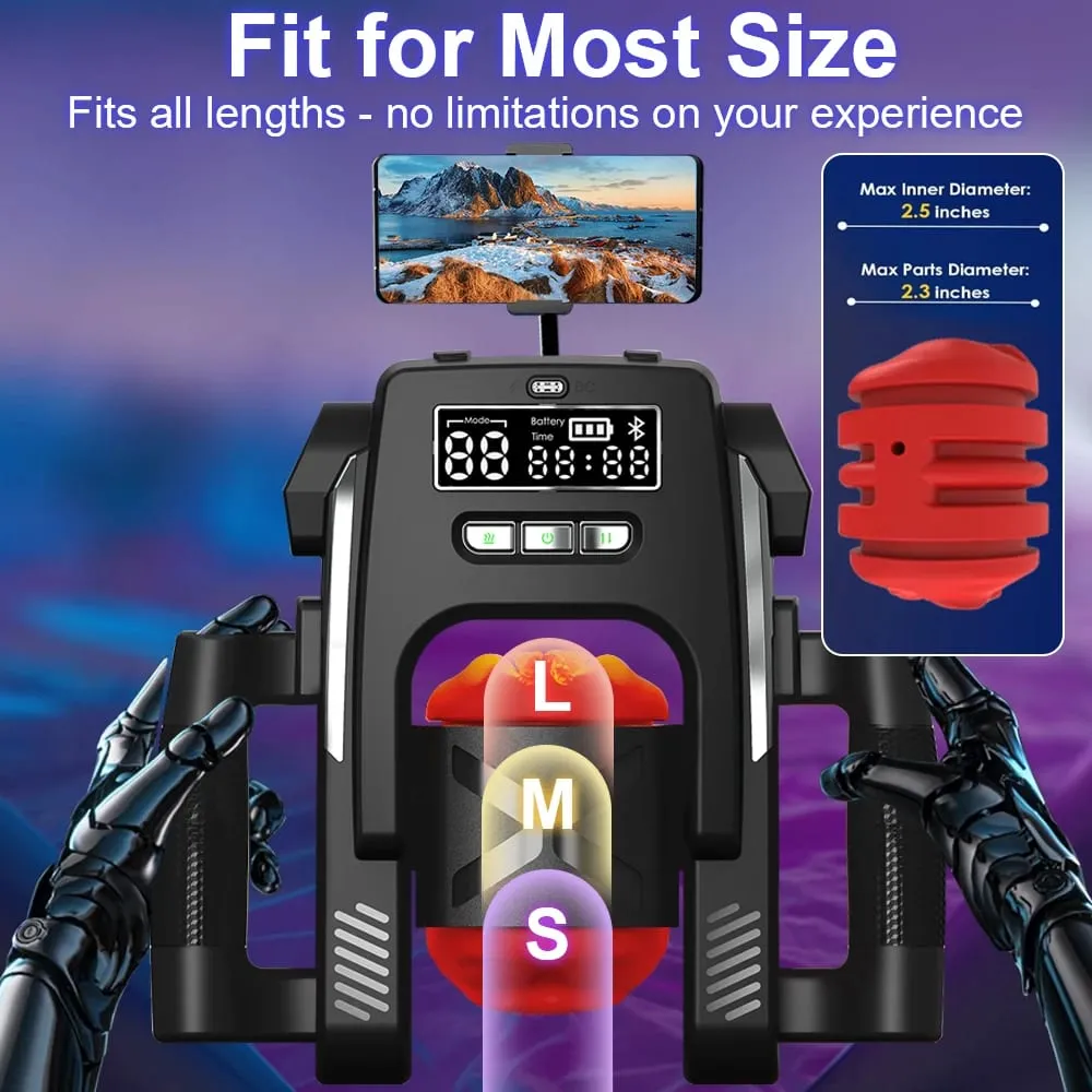 Electric Retractable Vibration Airplane Cup With Mobile Phone Holder Male Masturbation Penis Delay Exercise Device Sex Toys