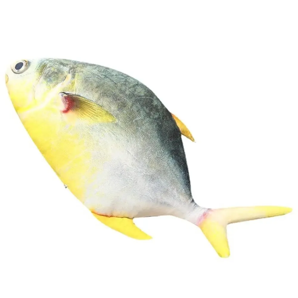 PP Cotton Simulation Sea Fish Stuffed Soft Sea Fish Stuffed Saury Salmon Fish Sleeping Pillow Girls Chrismas Gift
