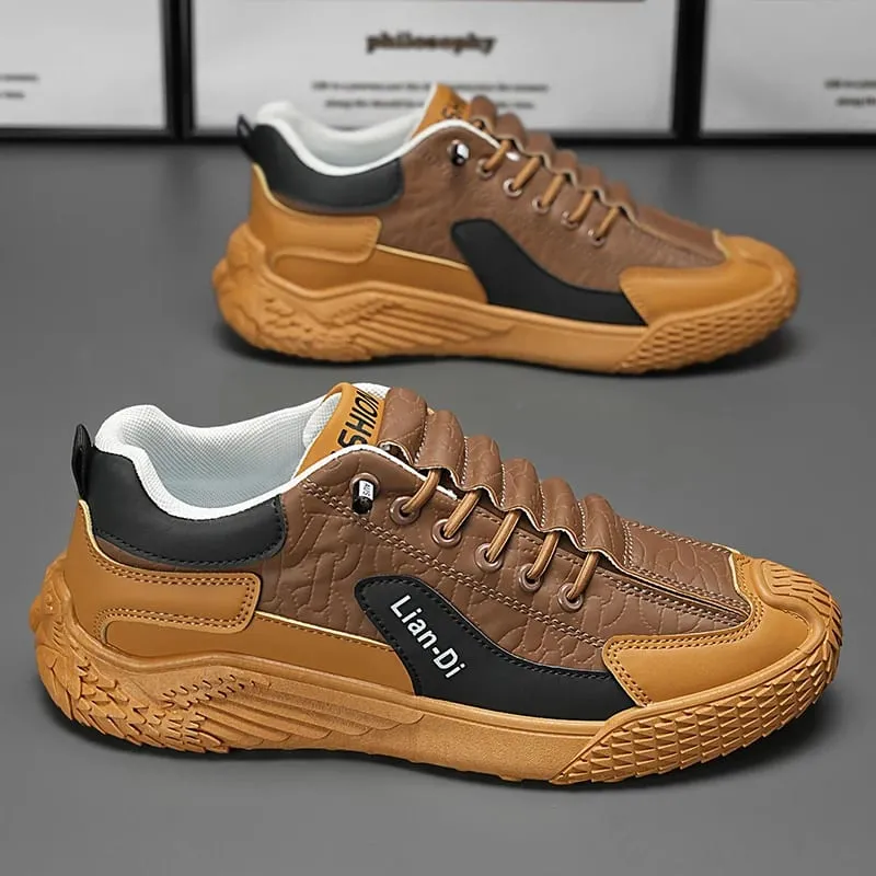 Spring at Autumn Fashion Elastic Band Sneakers para sa Mga Lalaking Versatile Trendy Casual Shoes Mga Sapatos na Pantakbo ng Mag-aaral Soft-Soled Lightweight na Panlalaking Sapatos — image 2