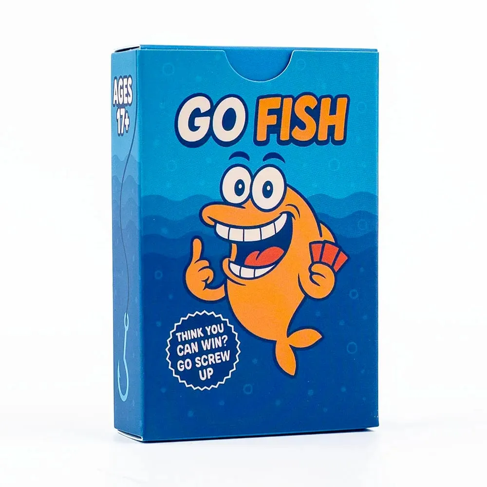 Go Fish Card Game With A Twist Hilarious Gag Gift Fun Family Interaction Party Game for Friends Adults Play Board Games — image 1