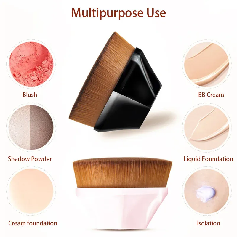 1Pcs New Arrival Foundation Brush BB Cream Makeup Brushes Loose Powder Brush Flat Kit Pincel Maquiagem Make Up Brushes